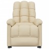 Fauteuil inclinable Crème Tissu 