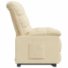 Fauteuil inclinable Crème Tissu 
