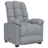 Fauteuil inclinable Gris clair Tissu 