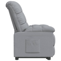 Fauteuil inclinable Gris clair Tissu 