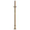 Portail de jardin 105x155 cm acier corten conception de carré 