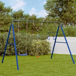 Jeu de balançoire extérieur avec balançoire trapèze et échelle 