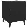 Table de chevet Noir Bois d'ingénierie 