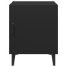 Table de chevet Noir Bois d'ingénierie 
