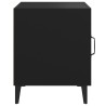 Table de chevet Noir Bois d'ingénierie 