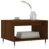 Table basse chêne marron 60x50x40 cm bois d'ingénierie 