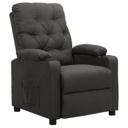 Fauteuil Gris foncé Tissu 