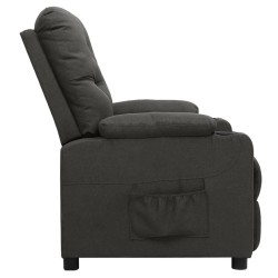 Fauteuil Gris foncé Tissu 