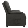 Fauteuil Gris foncé Tissu 