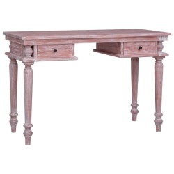 Bureau 115x50x78 cm Bois d'acajou massif 