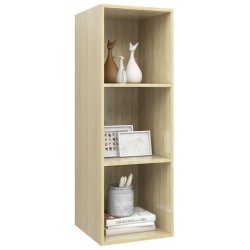 Meuble TV mural Chêne sonoma 37x37x107 cm Bois d’ingénierie 