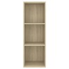Meuble TV mural Chêne sonoma 37x37x107 cm Bois d’ingénierie 