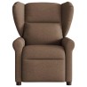 Fauteuil inclinable électrique Marron Tissu 
