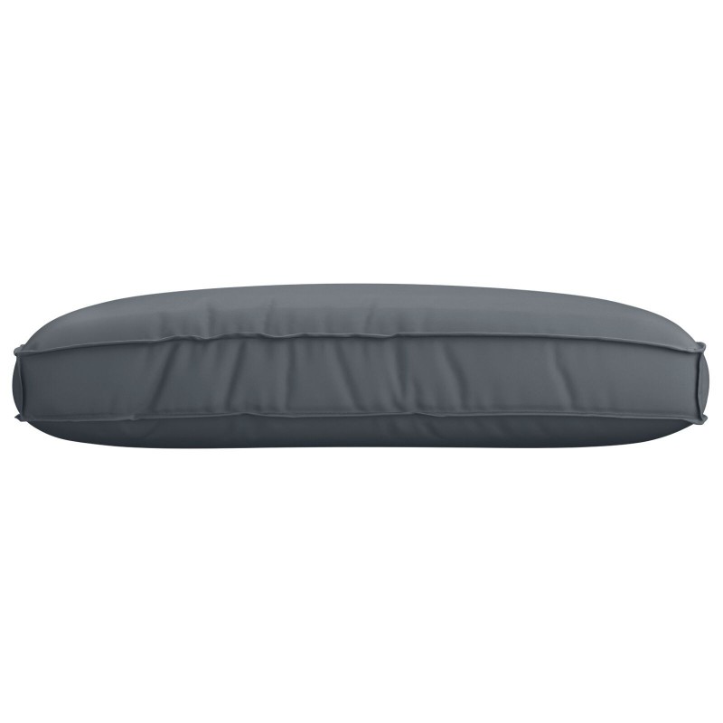 Coussin de Palette pour Siège Anthracite 120x80x12 cm Tissu Oxford 