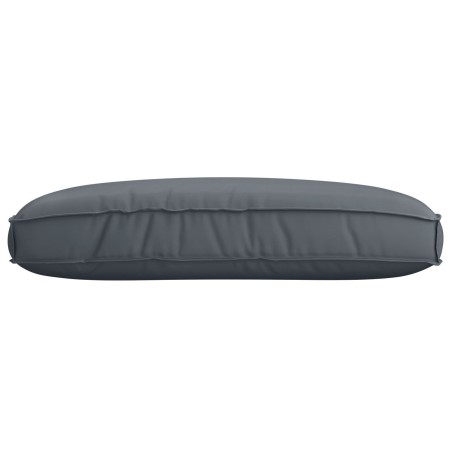Coussin de Palette pour Siège Anthracite 120x80x12 cm Tissu Oxford 