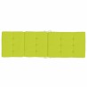 Coussins de chaise longue lot de 2 vert vif tissu oxford 