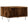 Table basse Chêne fumé 60x50x36,5 cm Bois d'ingénierie 