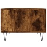Table basse Chêne fumé 60x50x36,5 cm Bois d'ingénierie 