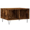Table basse Chêne fumé 60x50x36,5 cm Bois d'ingénierie 
