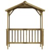 Abri de barbecue 163,5x93x210 cm Bois de pin imprégné 