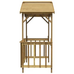 Abri de barbecue 163,5x93x210 cm Bois de pin imprégné 