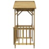 Abri de barbecue 163,5x93x210 cm Bois de pin imprégné 