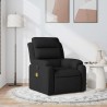 Fauteuil de massage inclinable Noir Tissu 