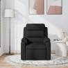 Fauteuil de massage inclinable Noir Tissu 