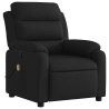 Fauteuil de massage inclinable Noir Tissu 