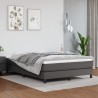 Matelas de lit à ressorts ensachés Gris 140x190x20cm Similicuir 