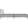 Cadre de lit sans matelas sonoma gris 160x200 cm 