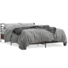 Cadre de lit sans matelas chêne marron 160x200 cm 