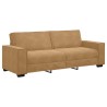 Canapé à 3 places Marron 180 cm Velours 