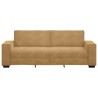 Canapé à 3 places Marron 180 cm Velours 