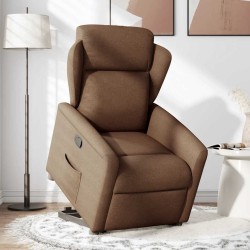 Fauteuil inclinable Marron Tissu 