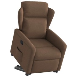 Fauteuil inclinable Marron Tissu 