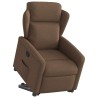 Fauteuil inclinable Marron Tissu 