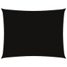 Voile de parasol tissu oxford rectangulaire 6x8 m noir 