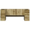 Banc avec jardinières 167,5x60x65 cm bois de pin imprégné 
