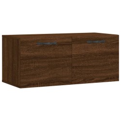 Armoire murale chêne marron 80x36,5x35 cm bois d'ingénierie 