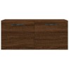 Armoire murale chêne marron 80x36,5x35 cm bois d'ingénierie 