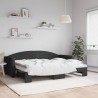 Lit de jour avec gigogne sans matelas 80x200 cm 