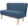 Canapé 117x55,5x77 cm Tissu Bleu  