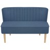 Canapé 117x55,5x77 cm Tissu Bleu  