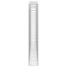 Panier de gabions arqué 400x30x200/220 cm Fer galvanisé 