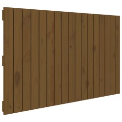 Tête de lit murale Marron miel 108x3x60 cm Bois massif de pin 