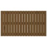 Tête de lit murale Marron miel 108x3x60 cm Bois massif de pin 