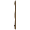 Tête de lit murale Marron miel 108x3x60 cm Bois massif de pin 