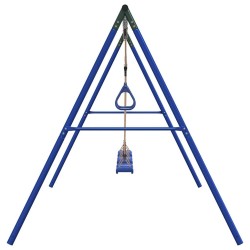 Ensemble de balançoire d'extérieur avec balançoires et trapèze 