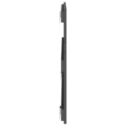 Tête de lit murale Gris 108x3x60 cm Bois massif de pin 